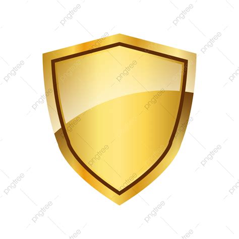 優質金色金屬安全盾牌徽章標誌 01 屏蔽 鎦金 保費png去背圖片素材免費下載，免摳圖設計圖案下載 Pngtree