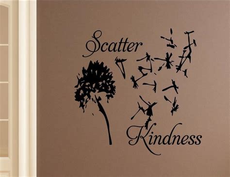 Scatter Kindness Wall Decor Stickers Contemporary Wall Decals By