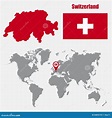 switzerland on world map