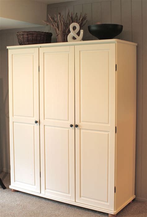 Newer post see more posts home. Ikea Hack. Old Ikea pine wardrobe gets a fresh coat of ...