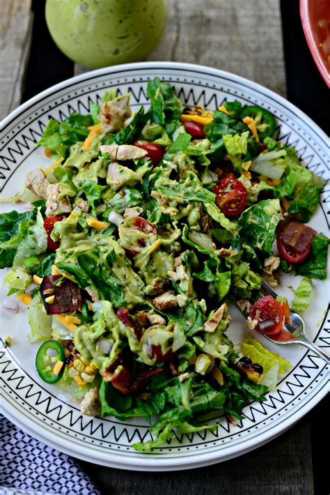 Place the chicken in the skillet and cook on both sides until golden brown and the internal temperature reaches 165f. Bacon Chicken Chopped Salad with Smoky Cilantro Avocado ...