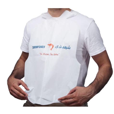 Custom Disposable Special Restaurant Bibs Party Bibs For Adults