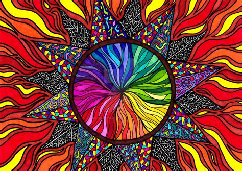 125 Psychedelic Star By Abstractendeavours On Deviantart