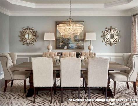 90 Genius Small Dining Room Layout Ideas Formal Dining Room Decor