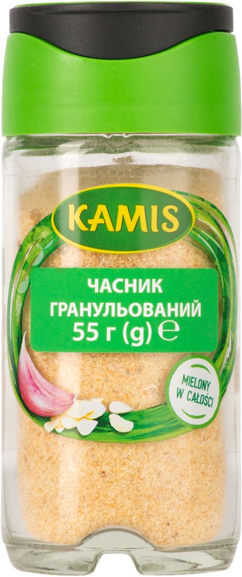 Чеснок гранулированный Kamis 55 г 5900084265553 купить в Киеве