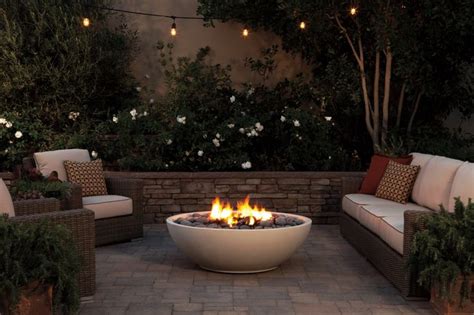 eldorado stone introduces new larger mezzaluna artisan fire bowl backyard fire backyard