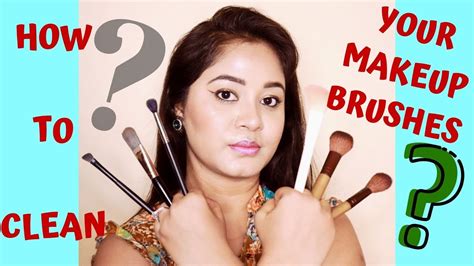 how to clean your makeup brushes fashion and me youtube