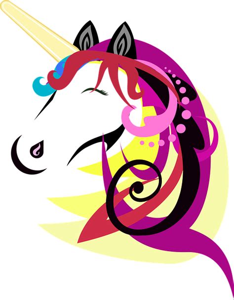 Unicorn Horse Cartoon Free Vector Graphic On Pixabay