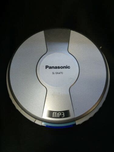 Panasonic Sl Sx470 Portable Cd Player With Mp3 Cd Cd R Playback For