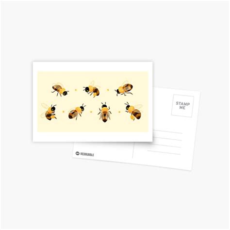 Honey Bees Greeting Card By Pikaole Greeting Card Design Card