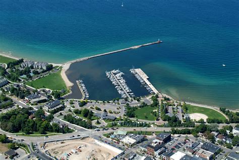 Counties Emmet Petoskey Harbor Anderson Aerial Photography
