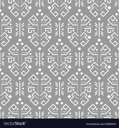 Tribal Ornament Seamless Pattern Royalty Free Vector Image