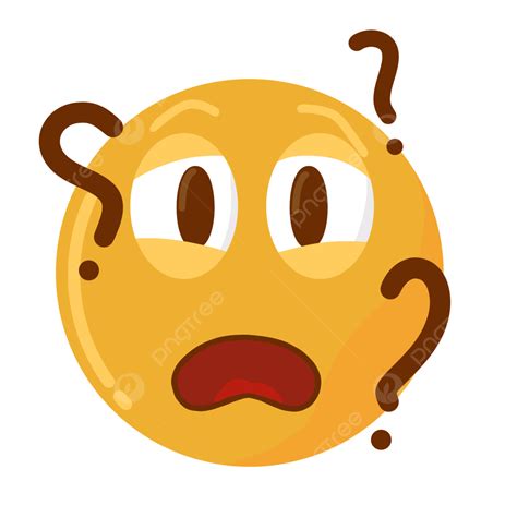 Hmm Emoji Png Transparent Background Confused Emoji F