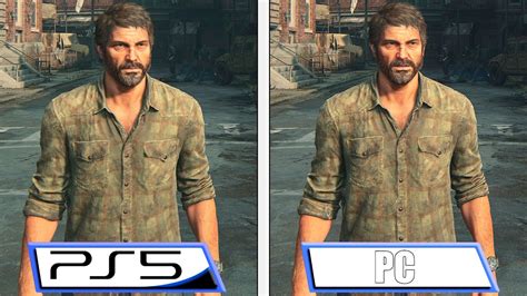 На видео показали как отличается графика в The Last Of Us на ПК и Ps5