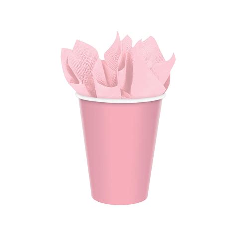 New Pink Paper Cups 9 Oz 20 Count Party Expert