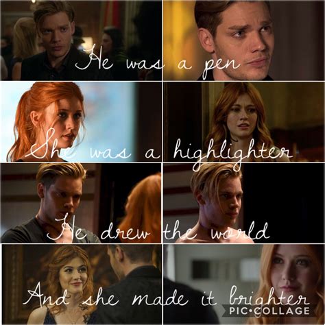 Jace And Clary Clary And Jace Shadowhunters Shadow Hunters