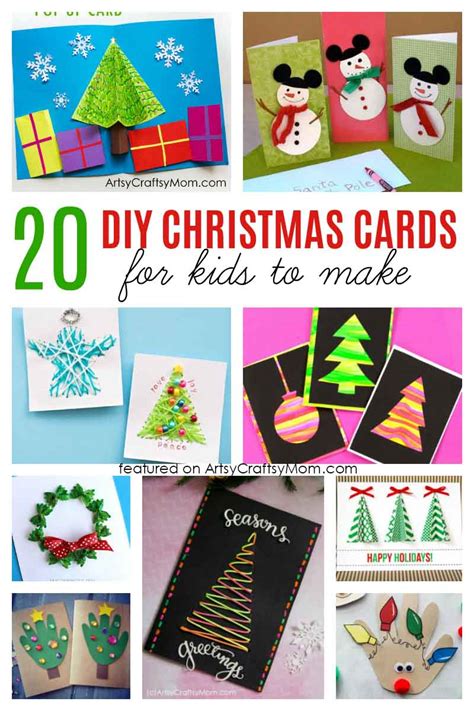 A simple design process allows you to create a card with endless customization options. 20 Simple and Sweet DIY Christmas Card Ideas for Kids