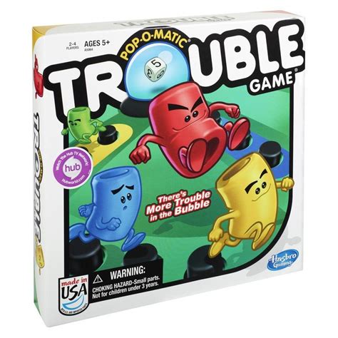 Official Rules And Instructions For Trouble Game Hasbro