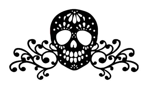 Candy Skull Decal Candy Skull Decal Skull Vinyl Decal Candy Skull
