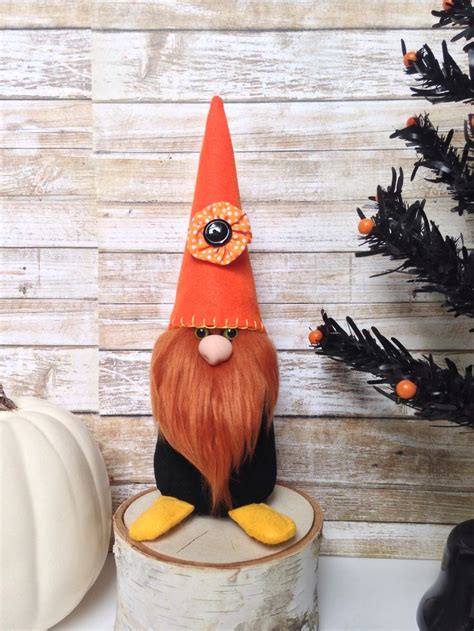 A Cute New Halloween Gnome With Eyes And Little Feet See More Cute