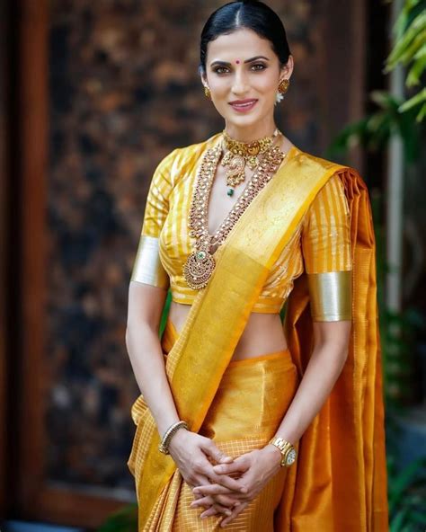 latest silk saree blouse designs for south indian brides 2020 saree