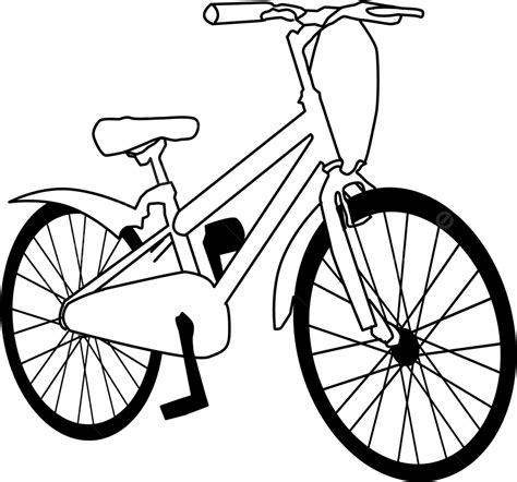 Estilo De Vida Transporte Movilidad Bicicleta Clipart Blanco Y Negro