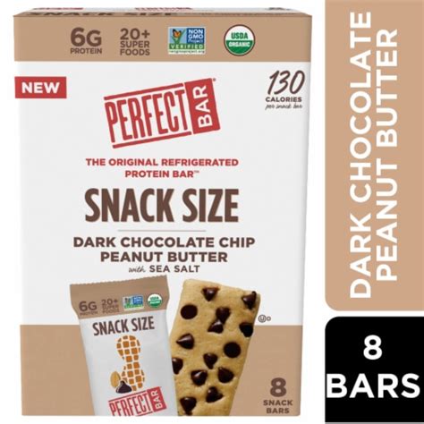 Perfect Bar Snack Size Refrigerated Dark Chocolate Chip Peanut Butter