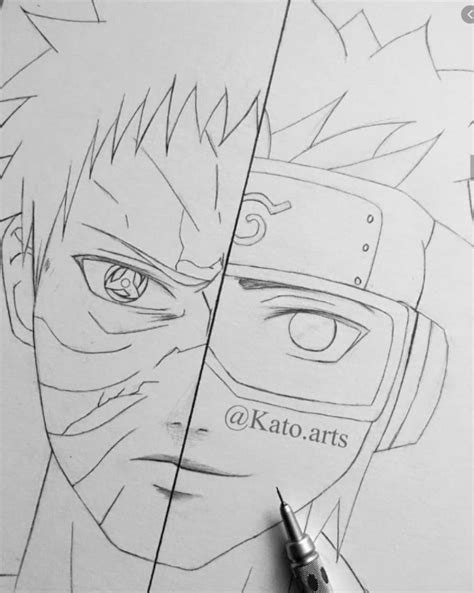 Kakashi Drawing Naruto Drawings Art Drawings Sketches Simple Easy
