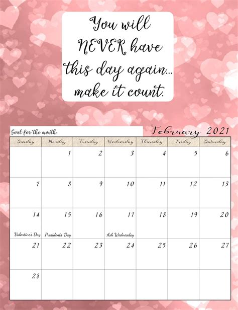 We also have a 2021 two page calendar template for you! Free February 2021 Calendar Australia Template with ...