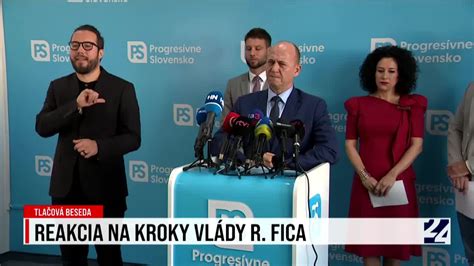 tlačová beseda strany progresívne slovensko v reakcii na prvé kroky vlády roberta fica