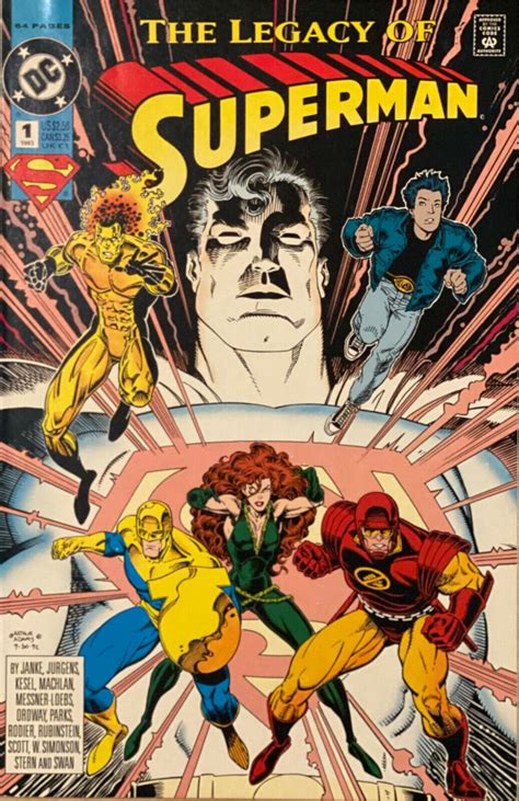 Dc Comics 1993 The Legacy Of Superman 1 Comic Book Ebay