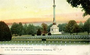 Civil War Blog » National Cemetery, Gettysburg – Post Card View (2)