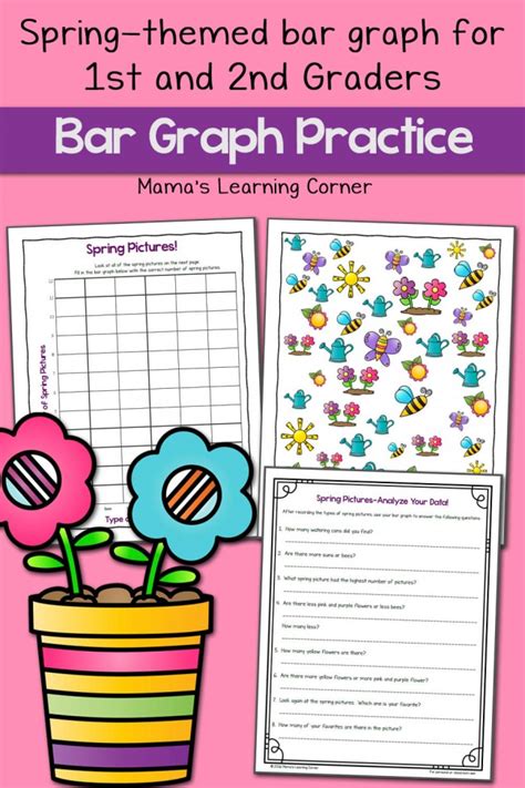 Math games for 2nd graders. Spring Picture Bar Graph Worksheets - Mamas Learning Corner