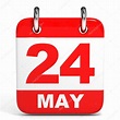 Imágenes: 24 de mayo calendario | calendario. 24 de mayo — Foto de ...
