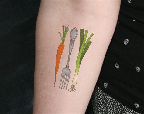Foodie Themed Temporary Tattoos By Dearcolleen On Etsy 690 Tattoos