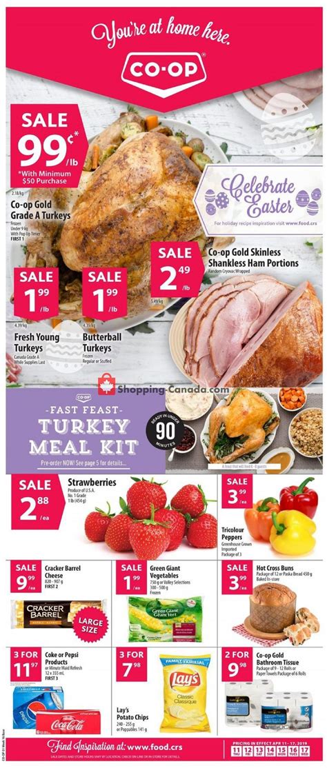 Co Op Canada Flyer Food Celebrate Easter Bc And Sk April 11