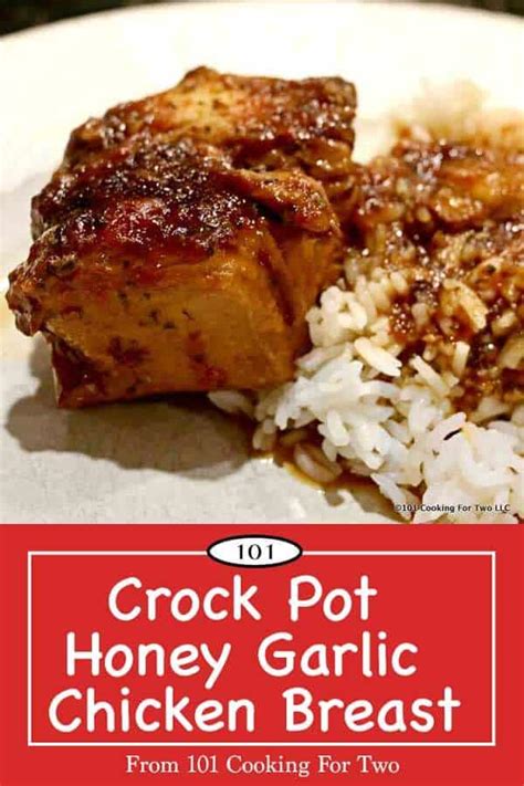 Follow this board for easy crock pot recipes, crock pot meals, instant pot recipes, and more. Crock Pot Honey Garlic Chicken Breast | 101 Cooking For Two