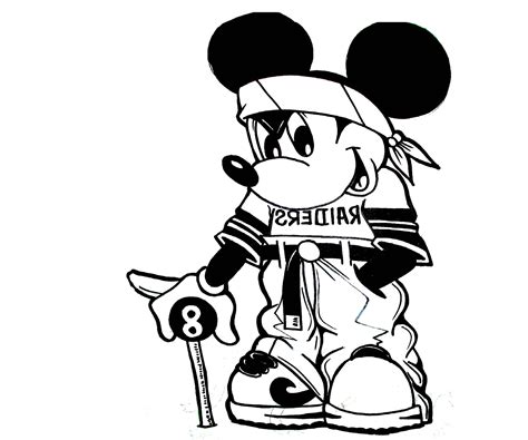 Gangsta Coloring Art Coloring Pages