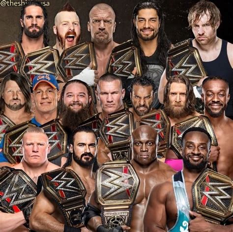 Here Are All The Wwe Champions Since 2015 To Now Which Title Runs Were