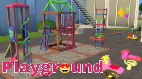 Playground Virtual Tour Sims 4 Cc Links Youtube