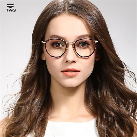 2017 new glasses frame men women italian imports tag designer limited edition retro light