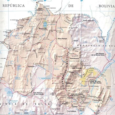 Mapa Provincia Jujuy Argentina Mapa Owje Com