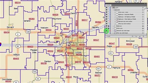 Omaha Nebraska Zip Code Map Path Map Adams Printable Map Images And