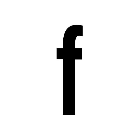 Facebook Logo Black And White Circle