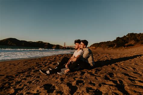 Baker Beach Engagement Session In San Francisco Tida Svy