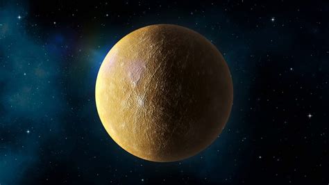 Planeta Mercurio Color Temperatura Y Satélites De Mercurio
