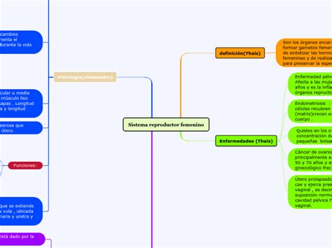 Sistema Reproductor Femenino Mind Map