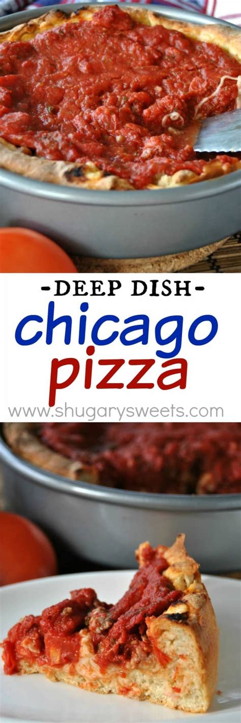 Chicago Deep Dish Pizza Shugary Sweets