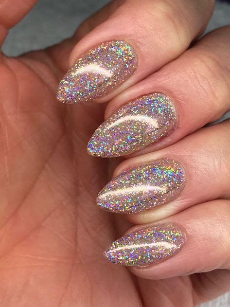 Nails Holographic Ombre Almond 42 Ideas Holo Nails Holographic