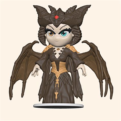 Archivo Stl Lilith Chibi Diablo 4・modelo Para Descargar Y Imprimir